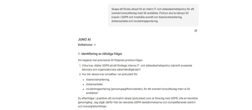 Skapa interna policyer och avtalsmallar