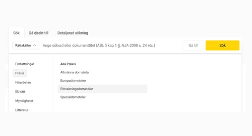 Så hittar du rättsfall i JUNO