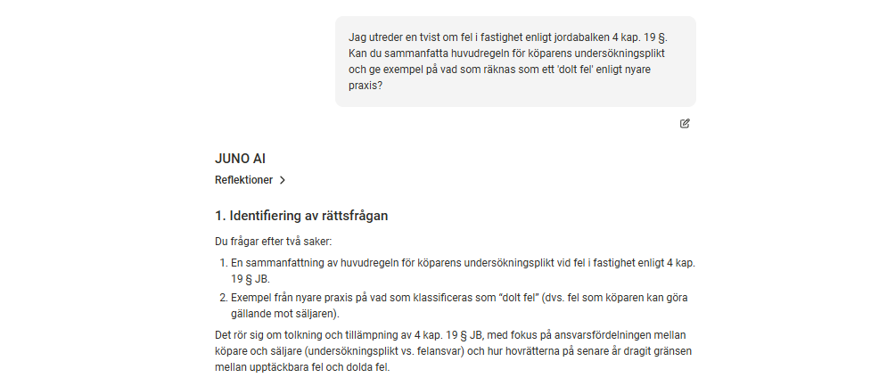 Så ställer du rätt frågor till JUNO AI
