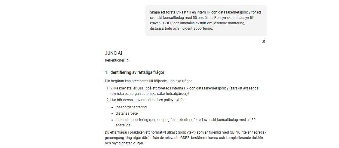 Skapa interna policyer och avtalsmallar