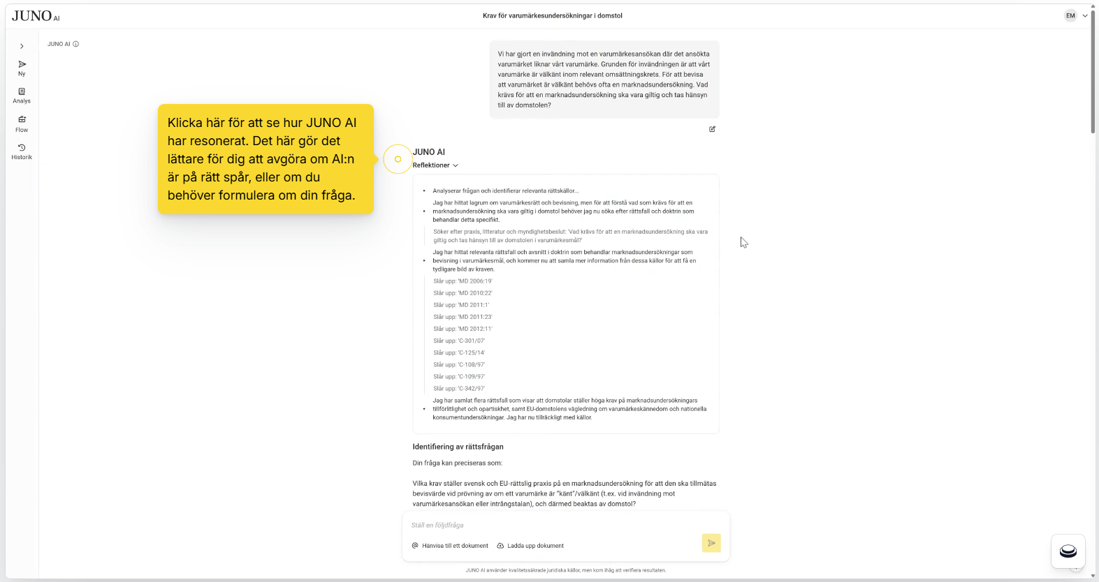 Lär dig grunderna i JUNO AI